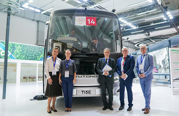  A Yutong venceu o Prêmio Busworld 2023 de Design e o Prêmio de Ecologia.