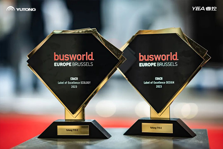 Yutong conquista dois prémios na Busworld Europe 2023.