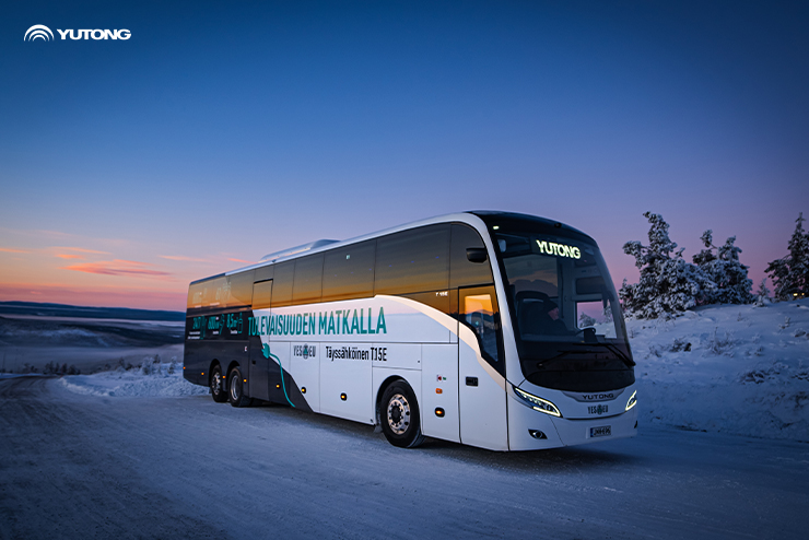 Como Autocarro Elétrico da Yutong Alcança Centenas de Quilómetros no Frio Extremo
