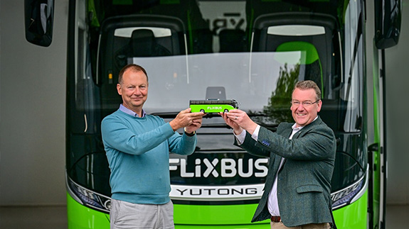 O 2.000º Yutong no Reino Unido é um FlixBus GT12 destinado à First Bus West of England