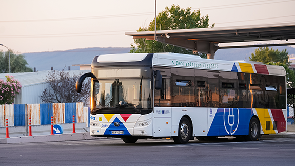 A Yutong fornece à Grécia uma solução completa de transição para as novas energias, sendo pioneira num futuro de transporte verde