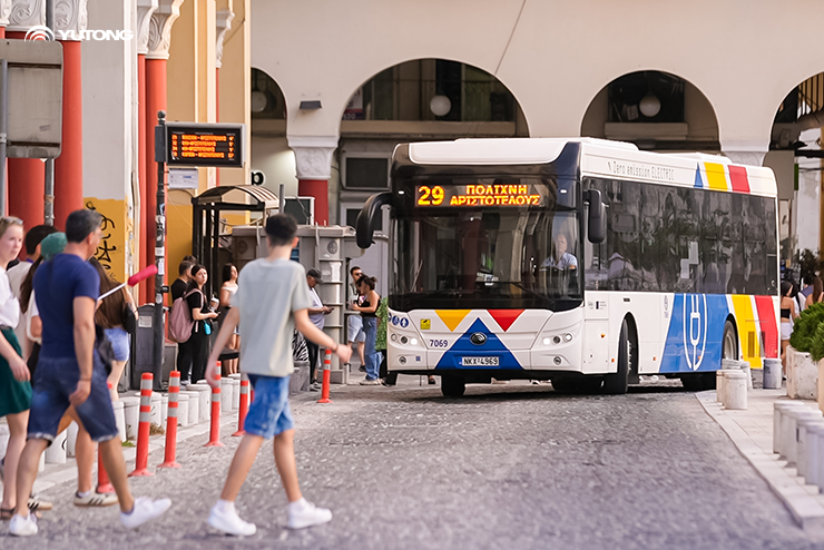 A Yutong fornece à Grécia uma solução completa de transição para as novas energias, sendo pioneira num futuro de transporte verde