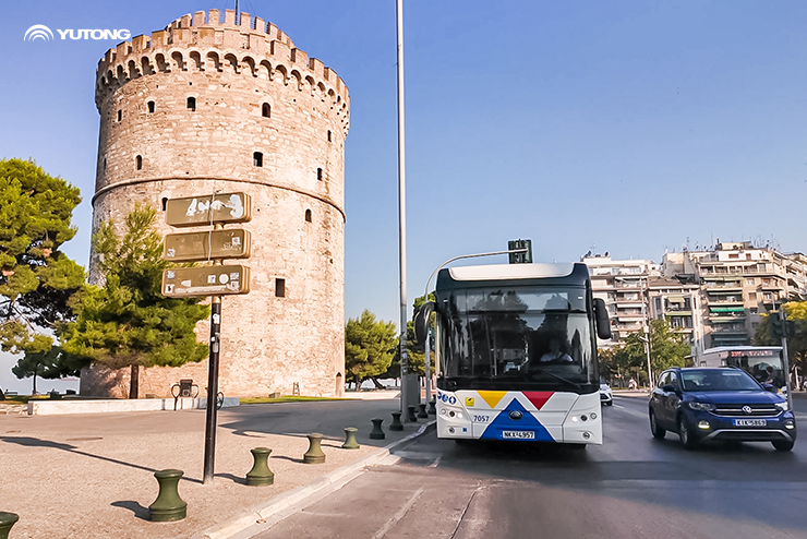 A Yutong fornece à Grécia uma solução completa de transição para as novas energias, sendo pioneira num futuro de transporte verde