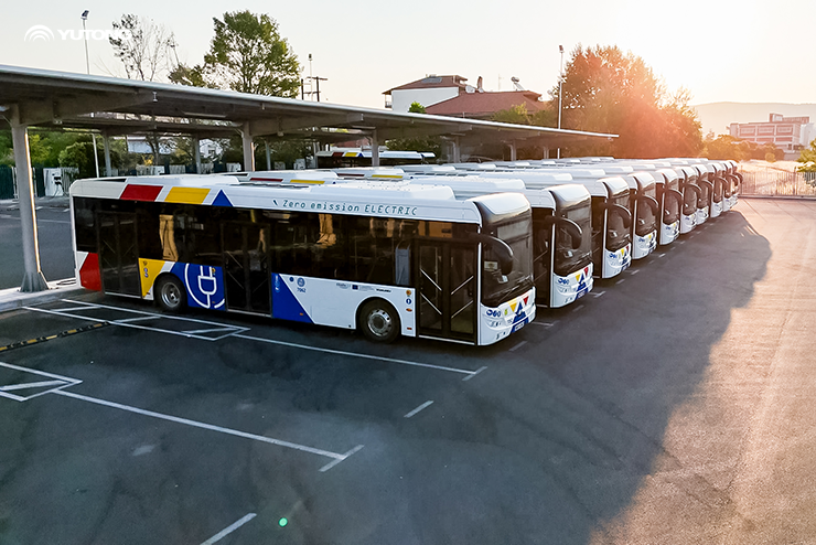 A Yutong fornece à Grécia uma solução completa de transição para as novas energias, sendo pioneira num futuro de transporte verde