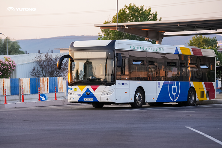 A Yutong fornece à Grécia uma solução completa de transição para as novas energias, sendo pioneira num futuro de transporte verde