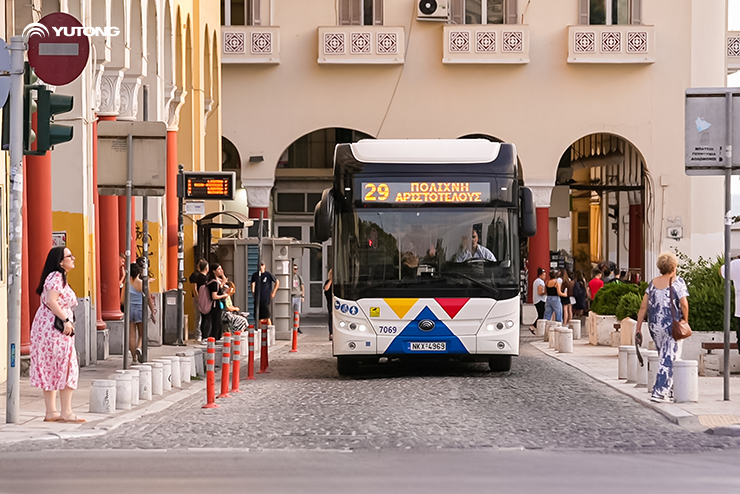 A Yutong fornece à Grécia uma solução completa de transição para as novas energias, sendo pioneira num futuro de transporte verde