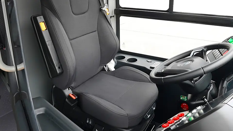 Assento do motorista com suspensão pneumática integral