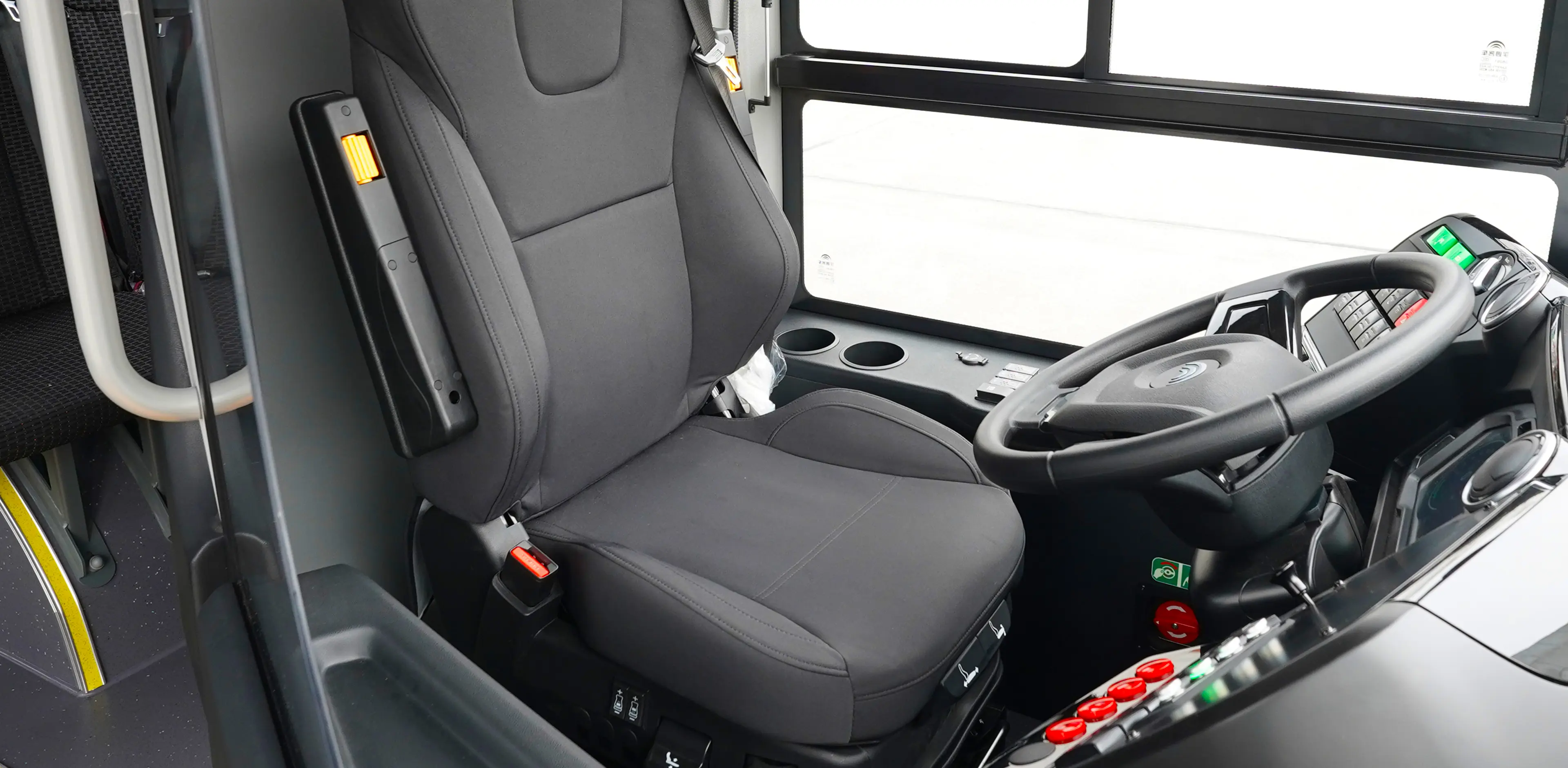 Assento do motorista com suspensão pneumática integral