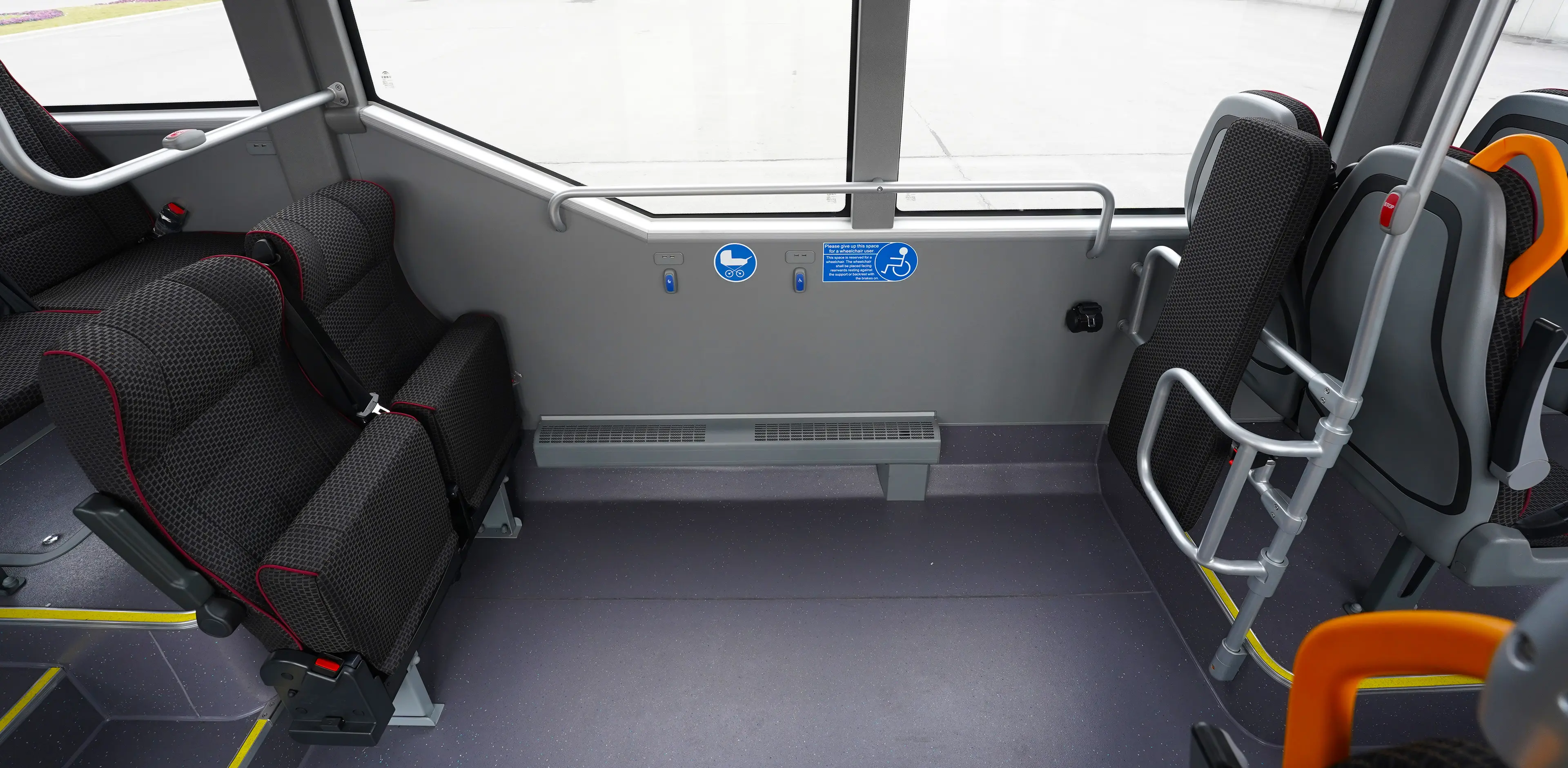 Passagem conveniente e sem barreiras