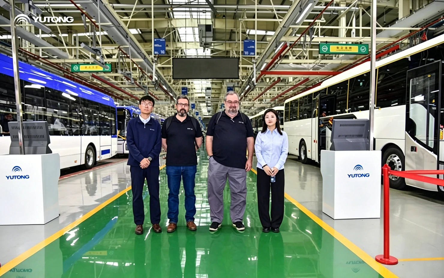Equipa técnica da Carris visita a Yutong para inspeção e ajustes técnicos ao modelo U12 Equipa técnica da Carris visita a Yutong para inspeção e ajustes técnicos ao modelo U12