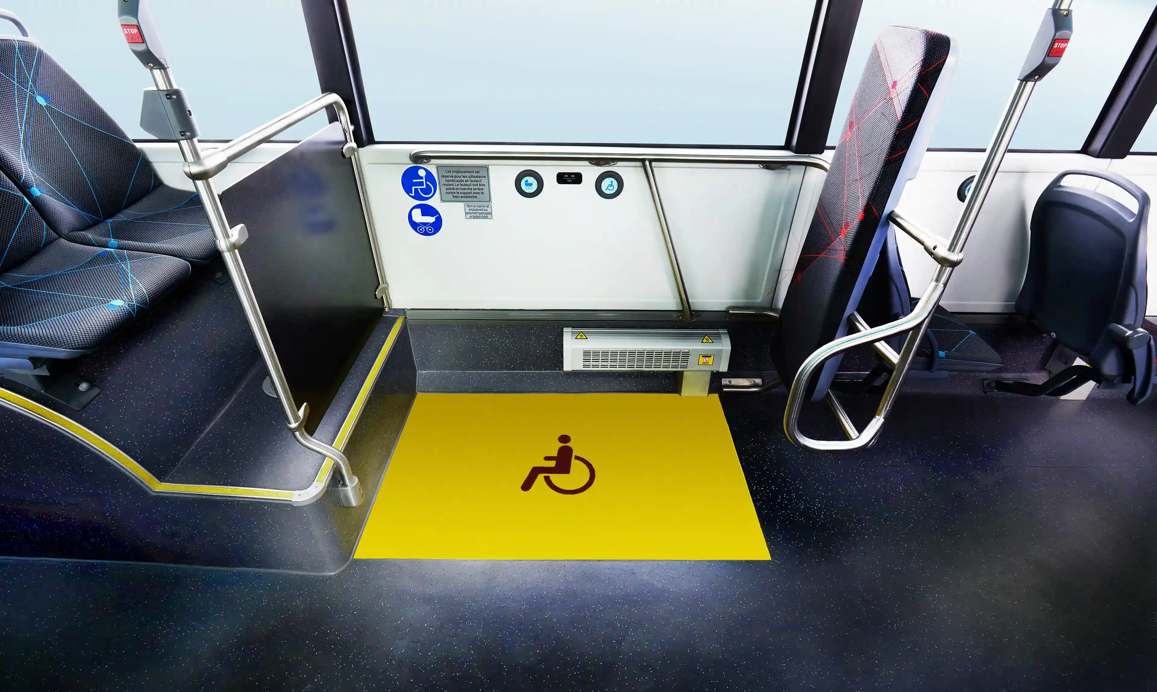 Passagem conveniente e sem barreiras