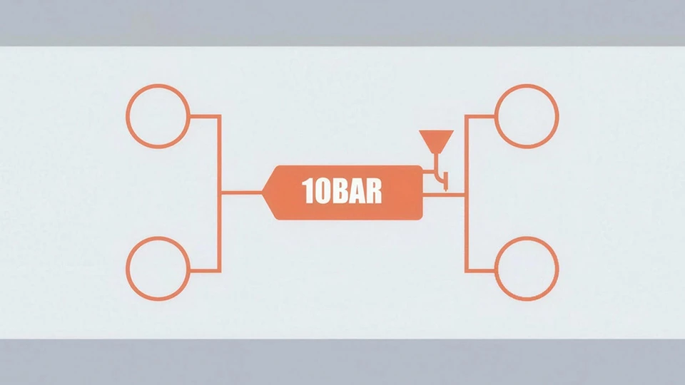 Sistema de pressão de travagem de 10 bar